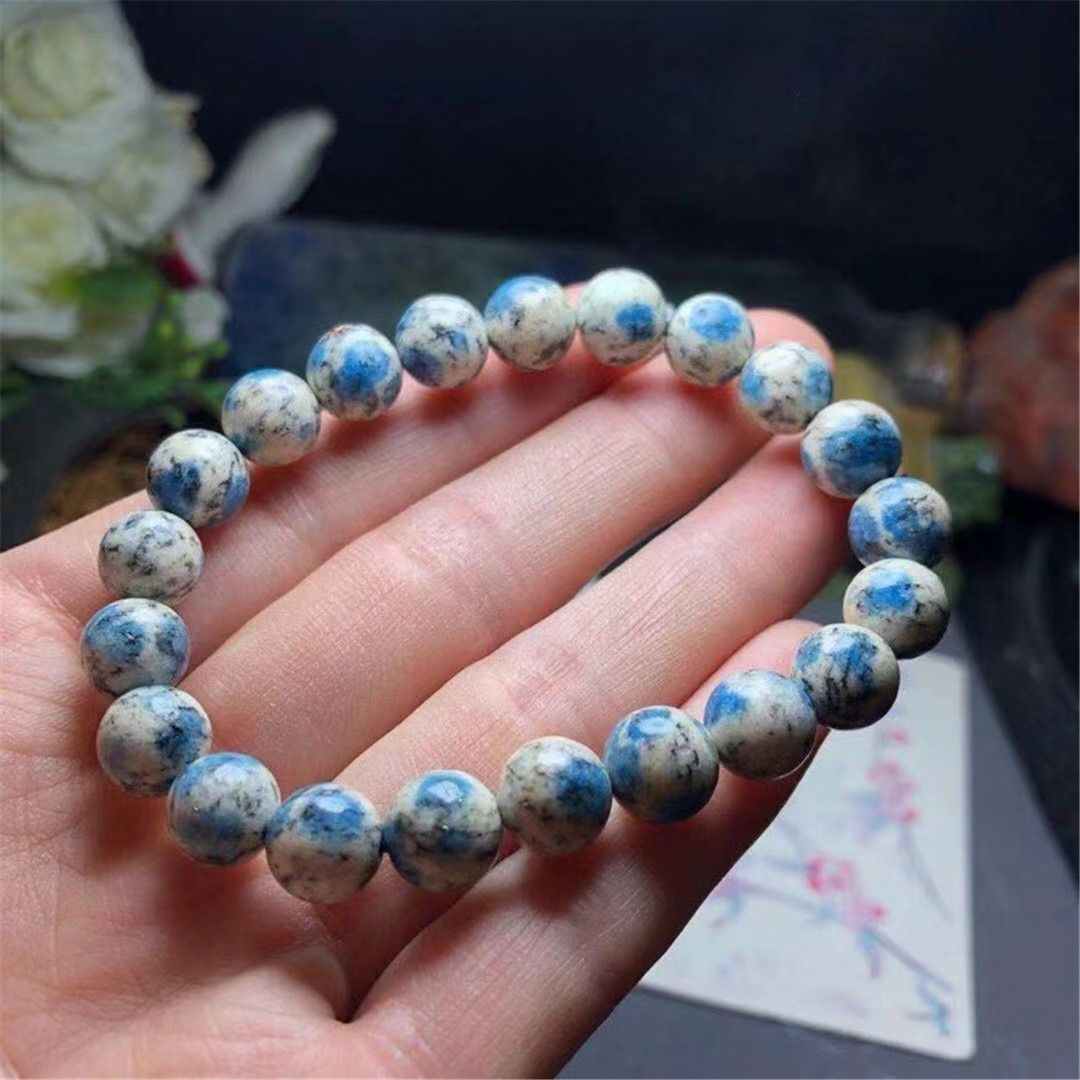 Gemstone Bracelet Healing - 9 ミリメートルナチュラル K2 ジャスパーブレスレットジュエリー女性女性男性ギフトヒーリングクリスタルラウンドビーズ石レア宝石ストランド AAAAA