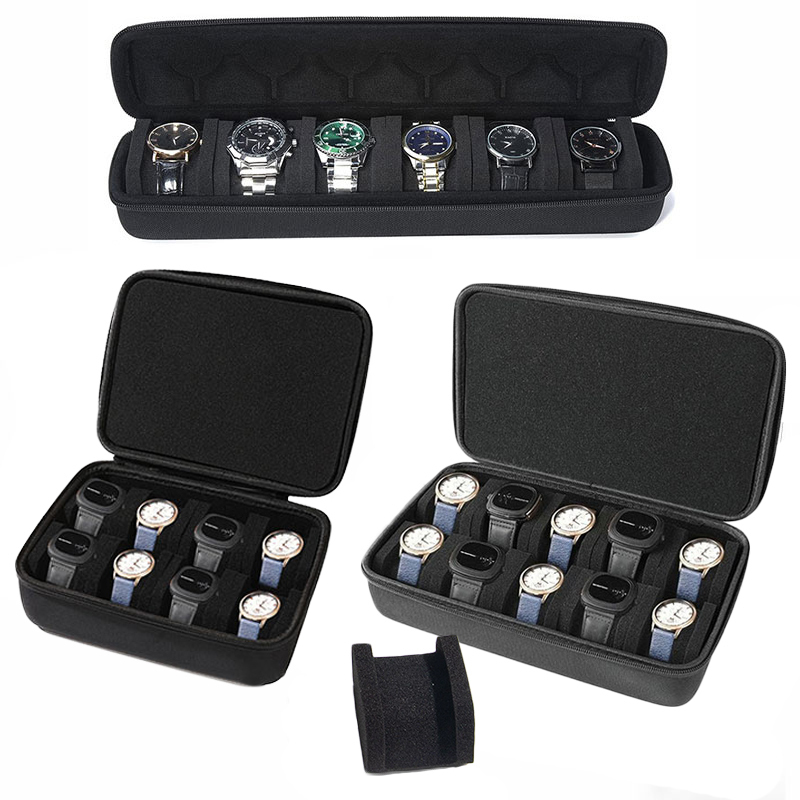 時計収納ボックス 6/10スロット 時計オーガナイザー ポー - Jewelry Watches & Accessories のレビューと価格