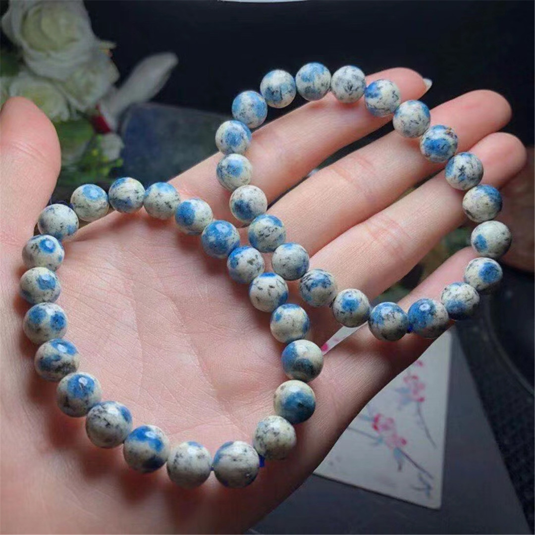 9 ミリメートルナチュラル K2 ジャスパーブレスレットジュ - Gemstone Bracelet Healing のレビューと価格