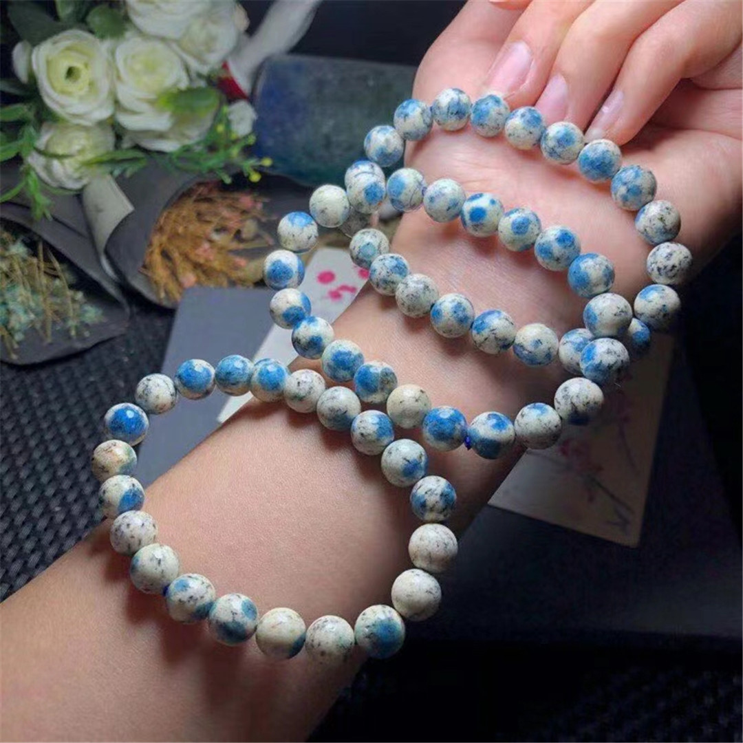9 ミリメートルナチュラル K2 ジャスパーブレスレットジュ - Gemstone Bracelet Healing のレビューと価格