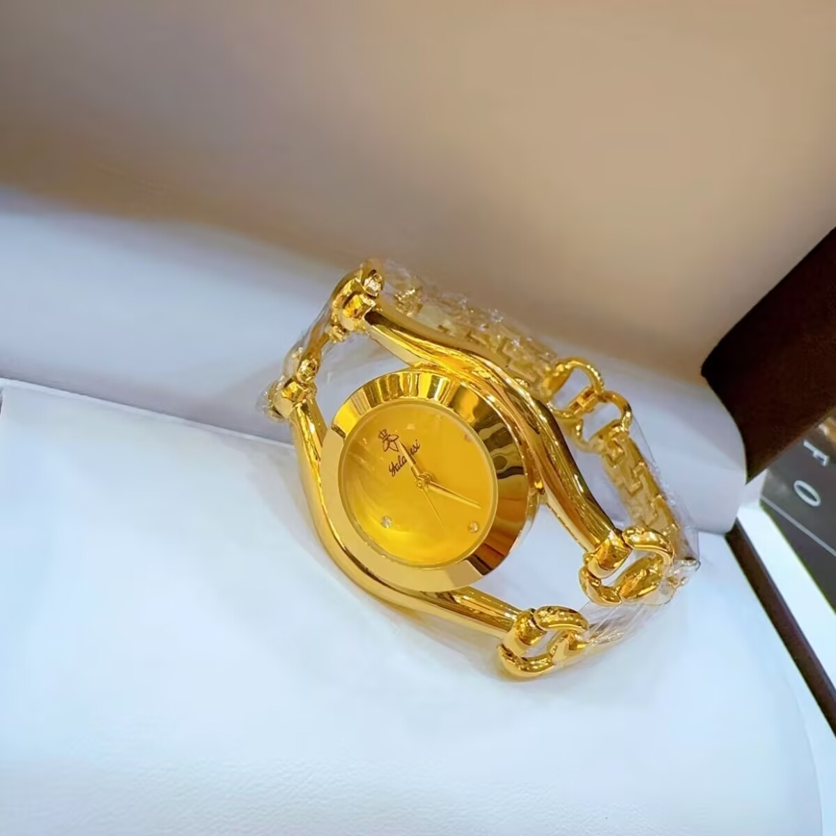 新しいフランスドバイ 24 K ゴールドメッキ腕時計ウェディ - Jewelry Watches & Accessories のレビューと価格