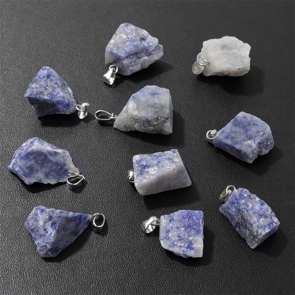 不規則な生の石のペンダント,天然生の生のジュエリー,ダスティ - Gemstone Bracelet Healing のレビューと価格
