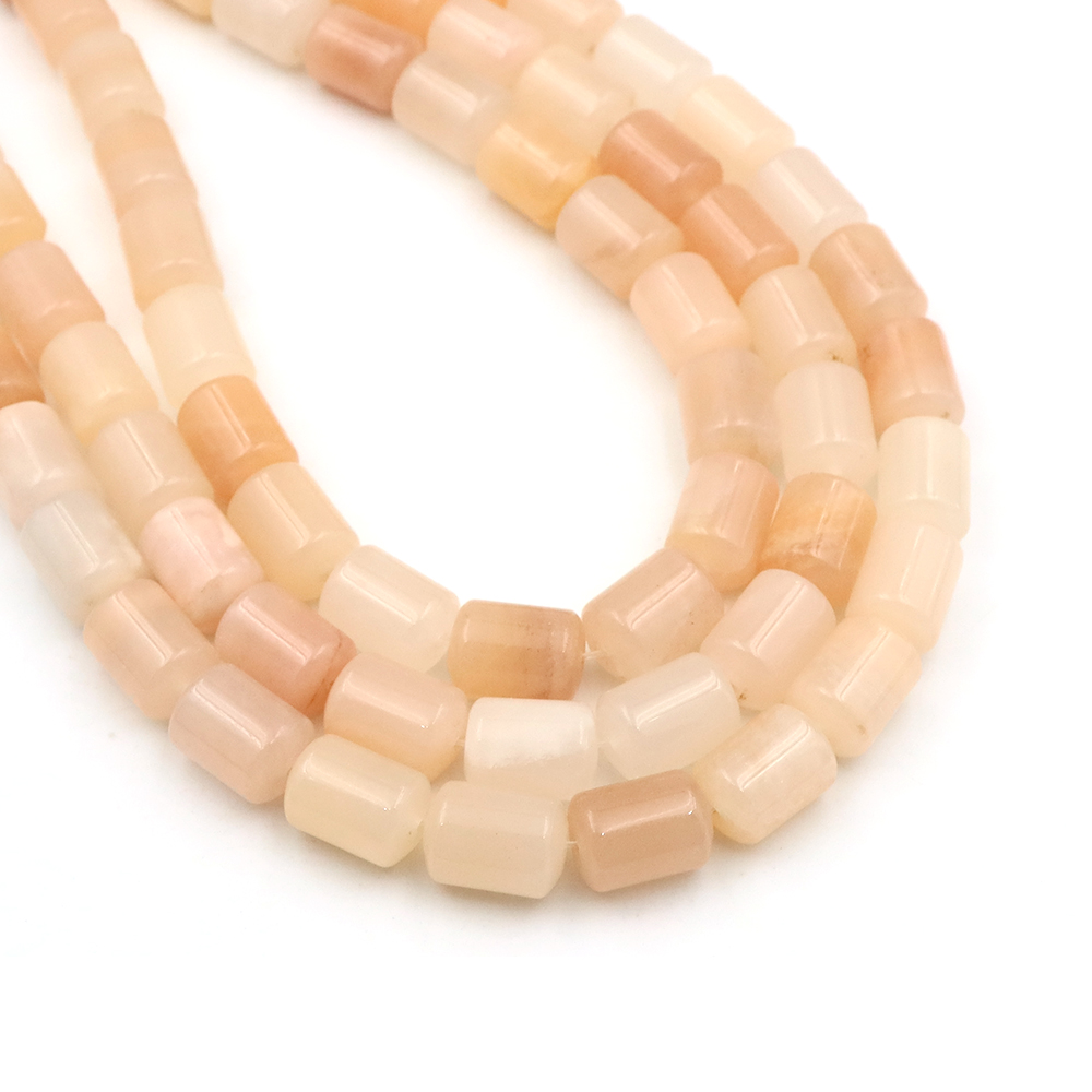 10x14mm天然石シリンダービーズヒーリングクリスタルチャ - Gemstone Bracelet Healing のレビューと価格