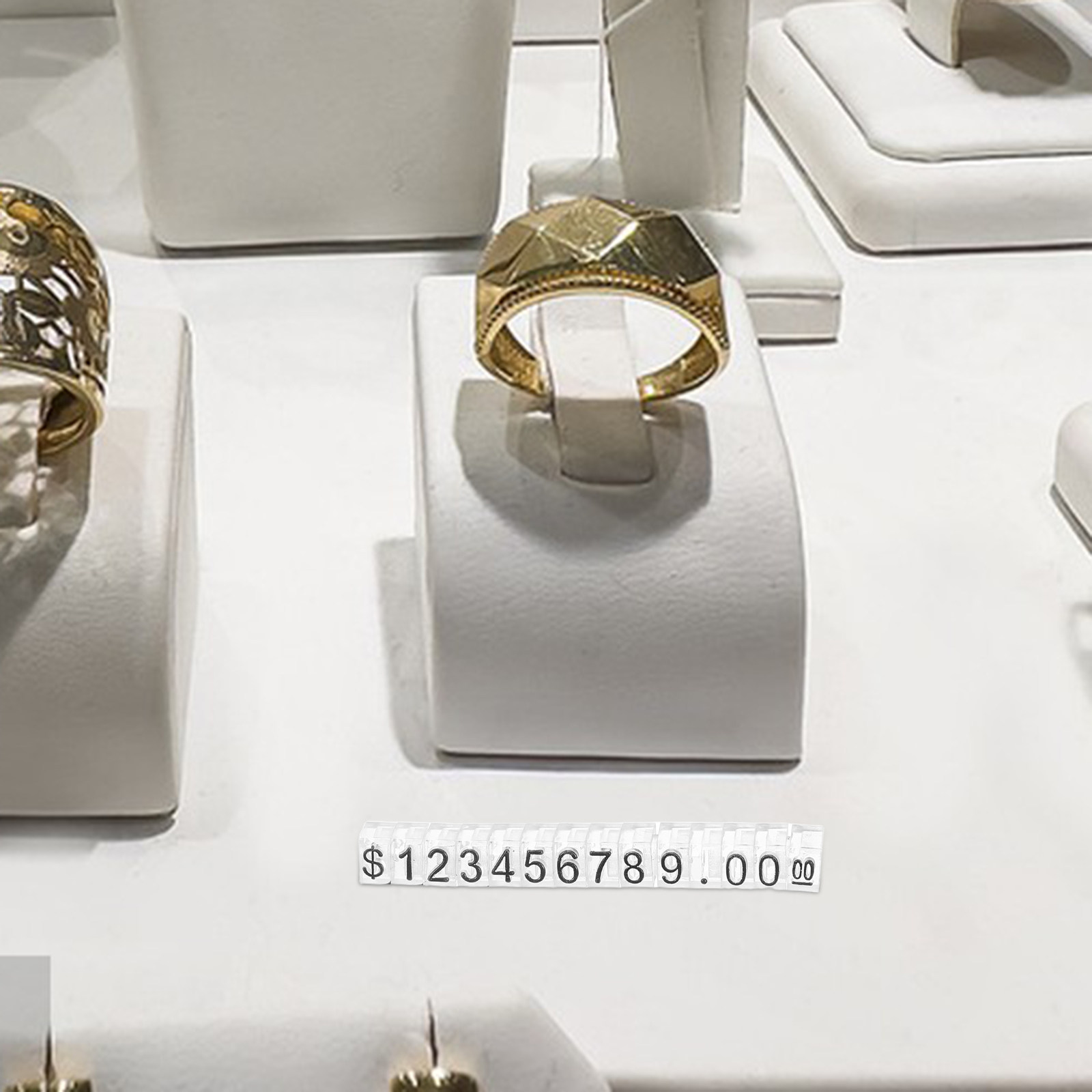 20個入り、高さ調整可能な価格表示スタンド。透明な数字表示で - Jewelry Watches & Accessories のレビューと価格